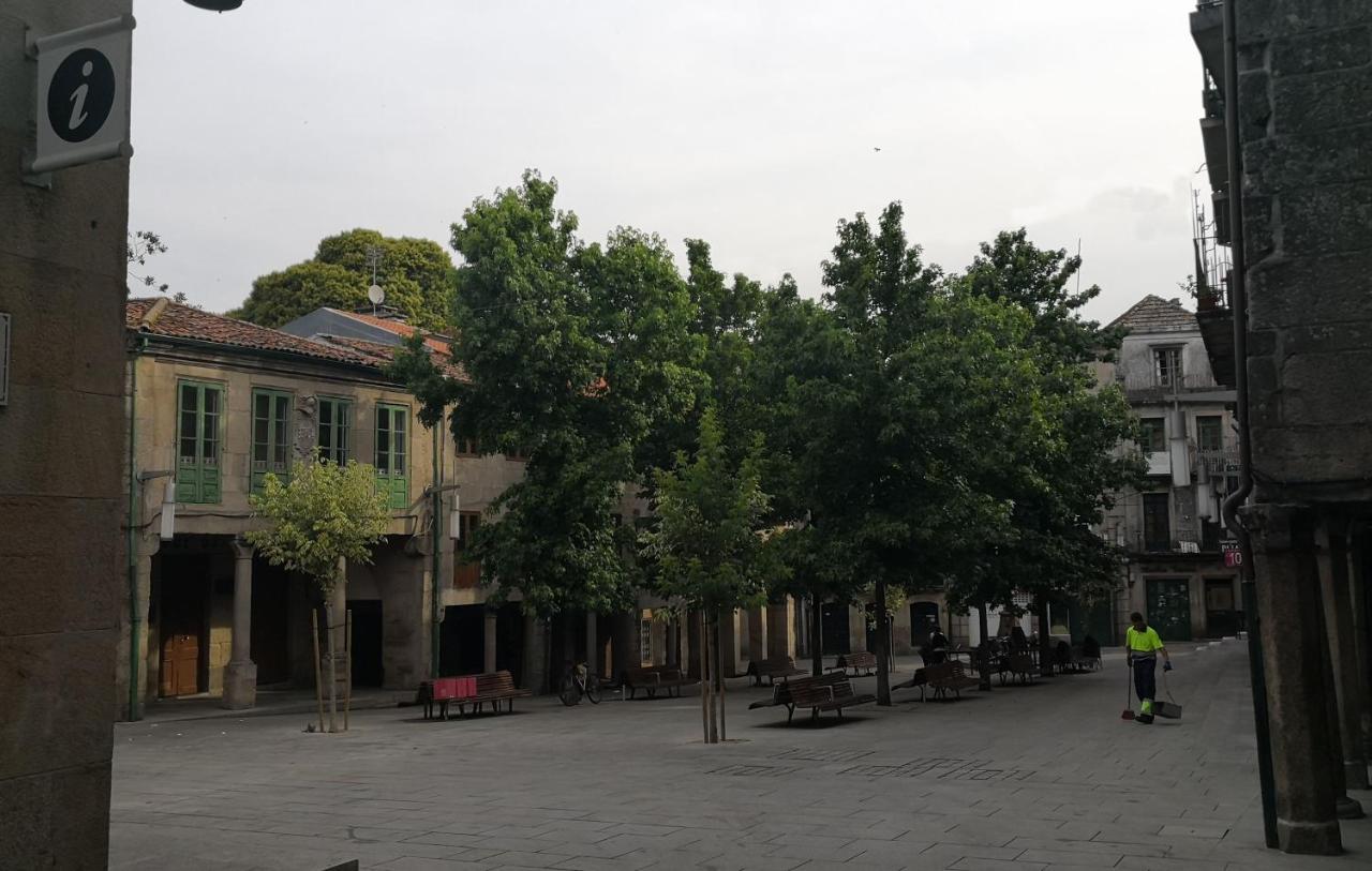 Excelentes Vistas En La Plaza De La Verdura Comarca de Comarca de Pontevedra Buitenkant foto